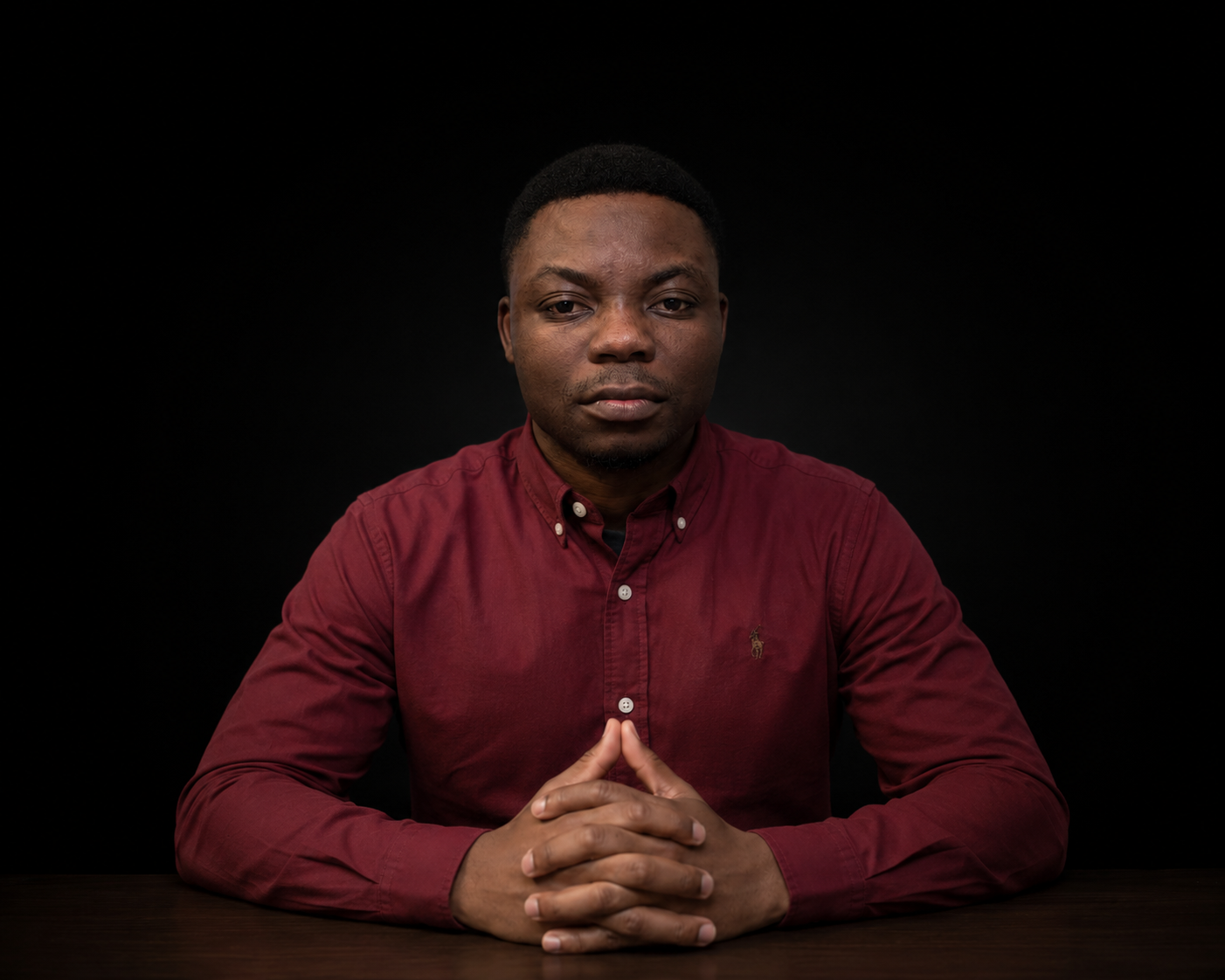 Solomon Adebayo reviewing campaign data